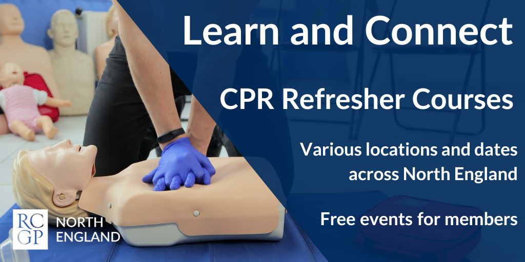 RCGP CPR Update/Refresher sessions.

Need your adult and child CPR updating soon?

We have lots of FREE update sessions in north England that you can attend. Members and non members (small charge) welcome.

Have a look at the full list of options here:  bit.ly/CPR24