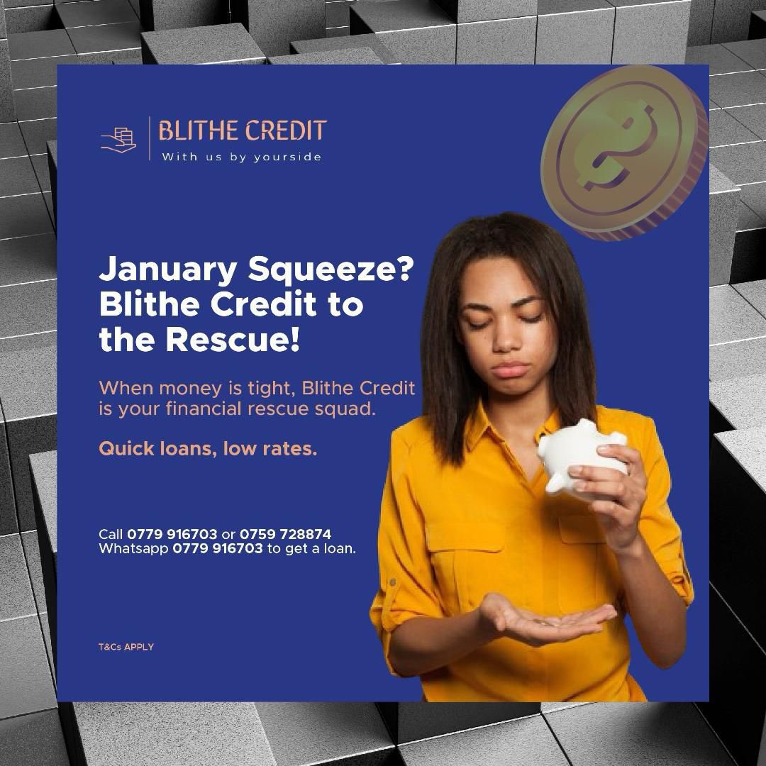 BlitheCredit's tweet photo. Navigating January's financial squeeze with Blithe Credit. Quick loans, low rates, and your piggy bank's new best friend. https://t.co/Zfkd7uh2w3