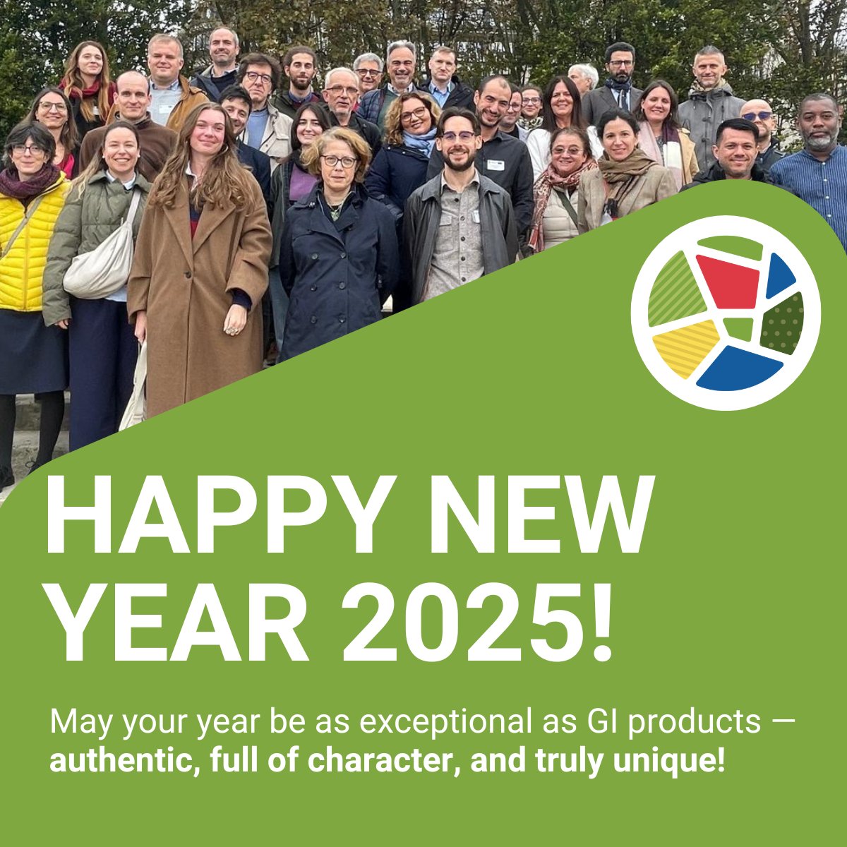 🎉 Happy New Year from the GI SMART Consortium! 
2024 was just the beginning!
Now, we are ready to:
✅ Strengthen GIs with evidence-based recommendations
✅ Build EU &amp; national multi-actor platforms
✅ Lead Europe’s green transition for quality products 
👉gismart.eu
