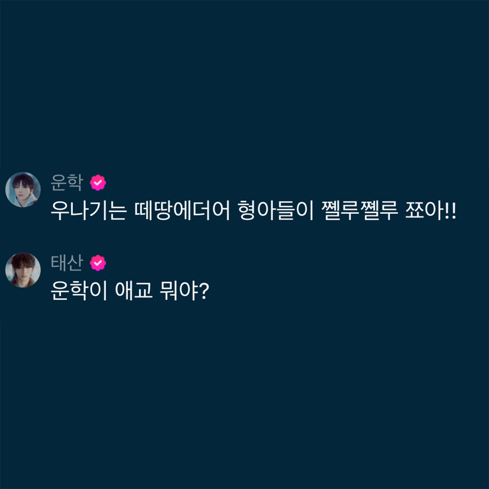 둘이반응똑같이하는거ㄹㅇ뭐지