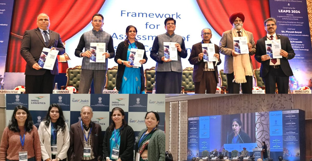 NCAER (@ncaer) on Twitter photo The NCAER report, âFramework for Assessment of Logistics Cost in Indiaâ, was released by Hon. <a href="/CimGOI/">Minister of Commerce and Industry</a> Sh. Piyush Goyal.
The report presents methodology for the ongoing comprehensive study on estimating the National Logistics Cost, being led by two senior NCAER Faculty members, The NCAER report, âFramework for Assessment of Logistics Cost in Indiaâ, was released by Hon. <a href="/CimGOI/">Minister of Commerce and Industry</a> Sh. Piyush Goyal.
The report presents methodology for the ongoing comprehensive study on estimating the National Logistics Cost, being led by two senior NCAER Faculty members,