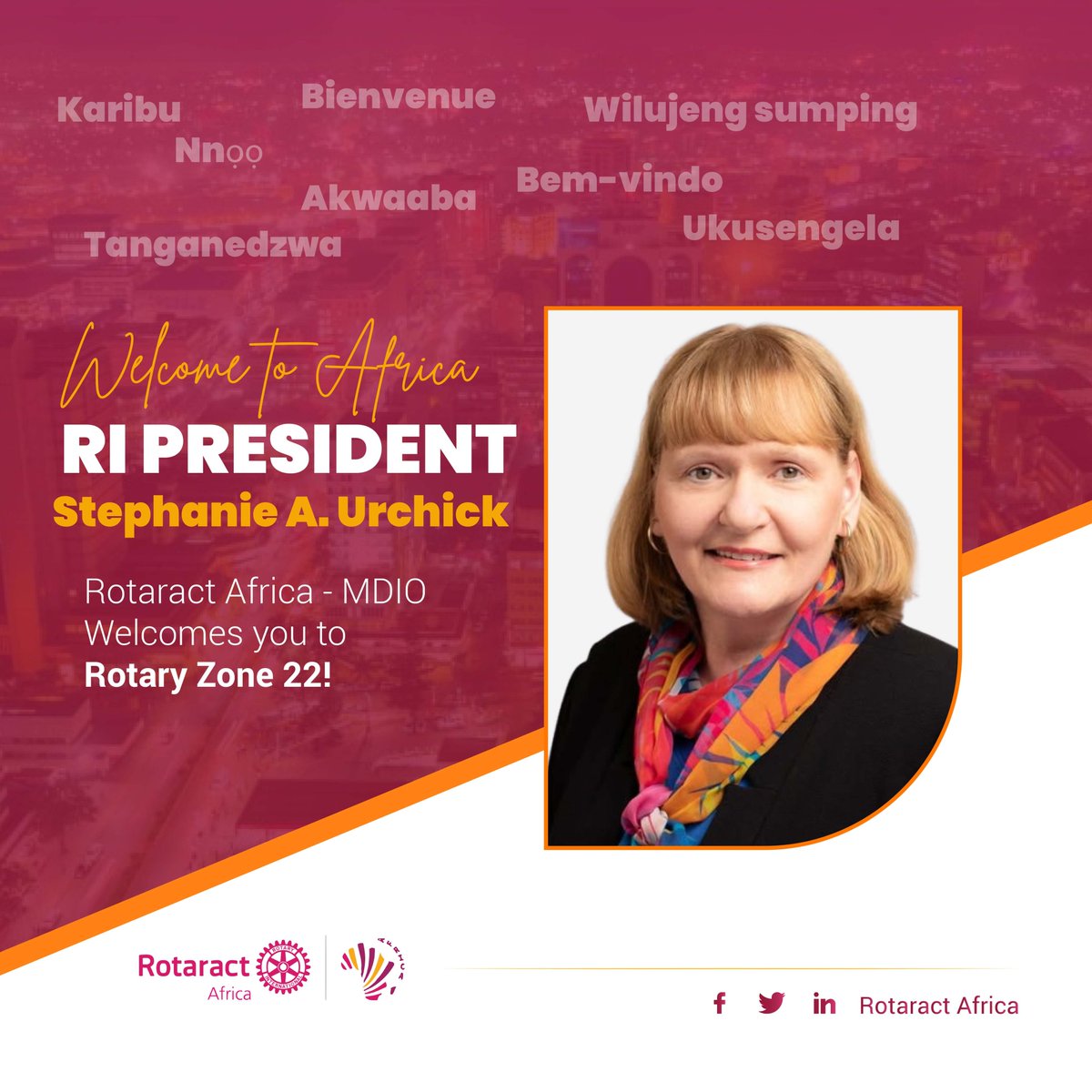 Delighted to welcome <a href="/Rotary/">Rotary International</a> International President to Africa Zone 22! We're thrilled to have you with us in Uganda! #RotaryInUganda #RotaractAfrica #TheMagicOfRotary
#RIPresidentVisitsUG