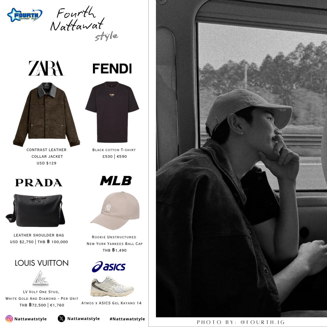 NattawatStyle's tweet photo. โฉ ๐ก๐ฎ๐๐๐ฎ๐๐ฎ๐ ๐ฆ๐๐๐น๐ฒ โ๏ฝก
#LouisVuitton
#FENDI #ZARA
#Prada #MLB
#ASICS #ASICSXATMOS
Today Looks ๐
Back to BKK ๐
#GMMTVMUSICONxNANNING
แฏ @tawattannn แฏ โจ
#Fourthnattawat #เนเธเธฃเนเธเธเธฑเธเธงเธฃเธฃเธเธเน
#NattawatStyle #เธเธนเนเนเธชเธทเนเธญเธเนเธฒเธเธญเธเนเธเนเธเนเธเนเธ
#FourthCheckFourthCheck https://t.co/xX0vg6vfSs