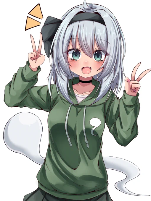 私服パーカー妖夢ちゃん 
