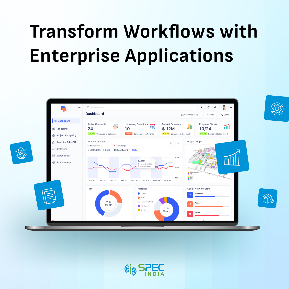 infospec_india's tweet image. Did you know? 84.7% of #softwaredevelopmentprojects focus on #enterprise applications. These apps revolutionize businesses by streamlining workflows, empowering data-driven decisions, and enhancing productivity and customer experiences. lnkd.in/dnMEzz9V
#EnterpriseApps