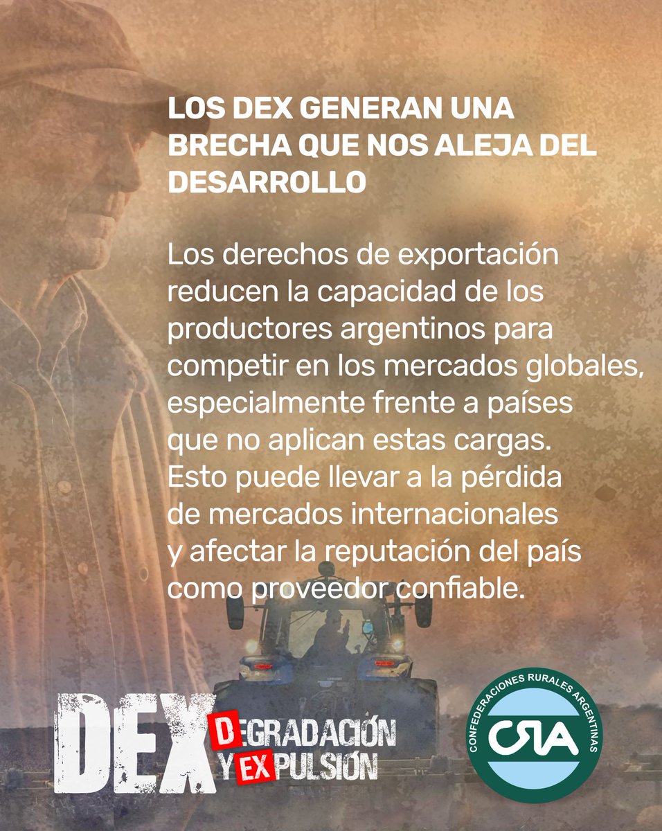 CRAprensa's tweet photo. @JMilei @LuisCaputoAR @VickyVillarruel @fedesturze ❌Urgente eliminación de los DEX ya!
Porque generan una brecha que nos aleja del desarrollo.
#EliminenLasRetenciones

@JMilei @LuisCaputoAR @VickyVillarruel @fedesturze https://t.co/KpBjdptyDx