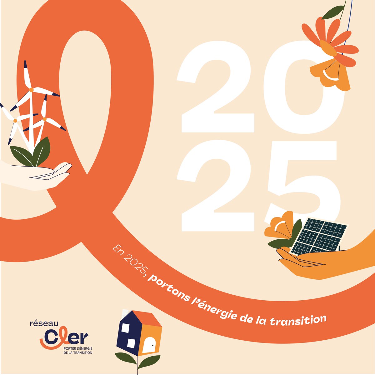 Toute l'équipe du réseau Cler vous souhaite une bonne année 2025, qu'elle soit aussi solidaire, humaine et joyeuse que possible.

Ensemble, en 2025, portons l'énergie de la transition !