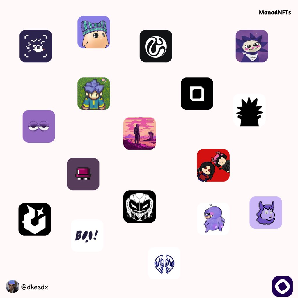 No gatekeeping over here. Everyone eats. Everyone wins.

I made a list of the NFT projects building on the Monad ecosystem that you shouldn’t fade at all. Remember building on Monad equals success, prioritizing community, and culture. Let’s get it into it 💜🥶