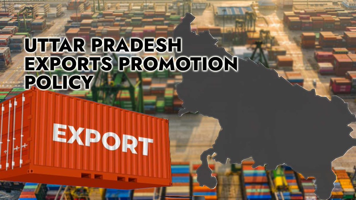 IndiaInfra_'s tweet photo. 🚨 UP aims to boost its share in India’s exports from 4.71% (FY24) to 7.5% with a new export policy.
Focus will be iconic products like Banarasi sarees, Bhadohi carpets, Lucknow chikan, Kanpur leather goods & Agra footwear.
#ExportUP #ODOP #MakeInIndia https://t.co/i8gIMRpJ6B