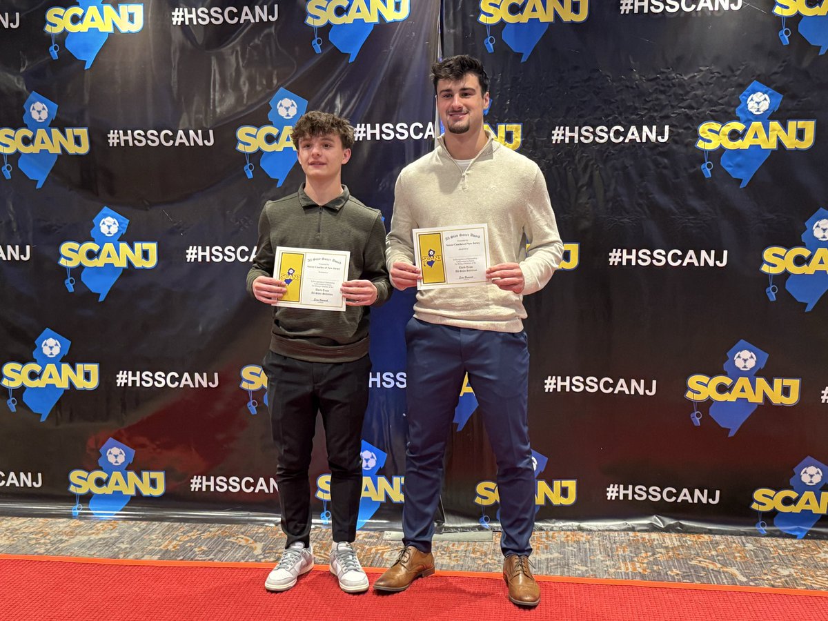 congratulations to gavin riemer and gavin reissek who were recognized yesterday as all state players at the <a href="/hsscanj/">HSSCANJ</a> banquet! not pictured crusaders, rexx huntsinger and anthony satero, were also recognized! ⚔️🛡⚽️