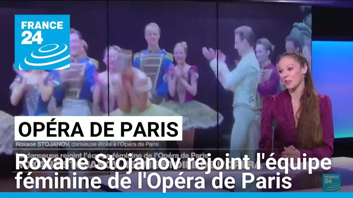 La danseuse Roxane Stojanov rejoint l'équipe féminine de l'Opéra de Paris f24.my/AqqM.x