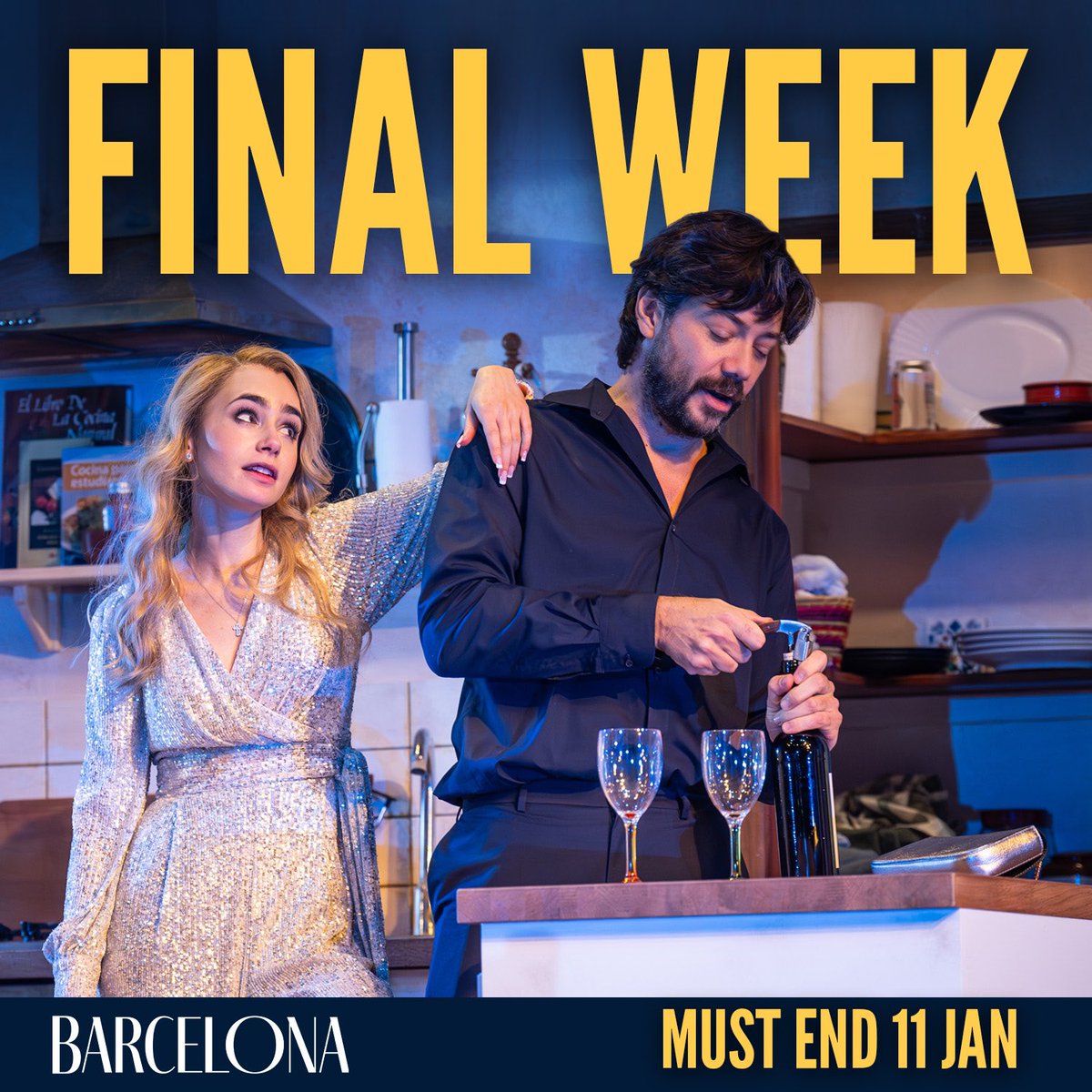 Just 8 performances left of Barcelona! Who’s joining us in our final week?

Last remaining tickets available at barcelonatheplay.com
