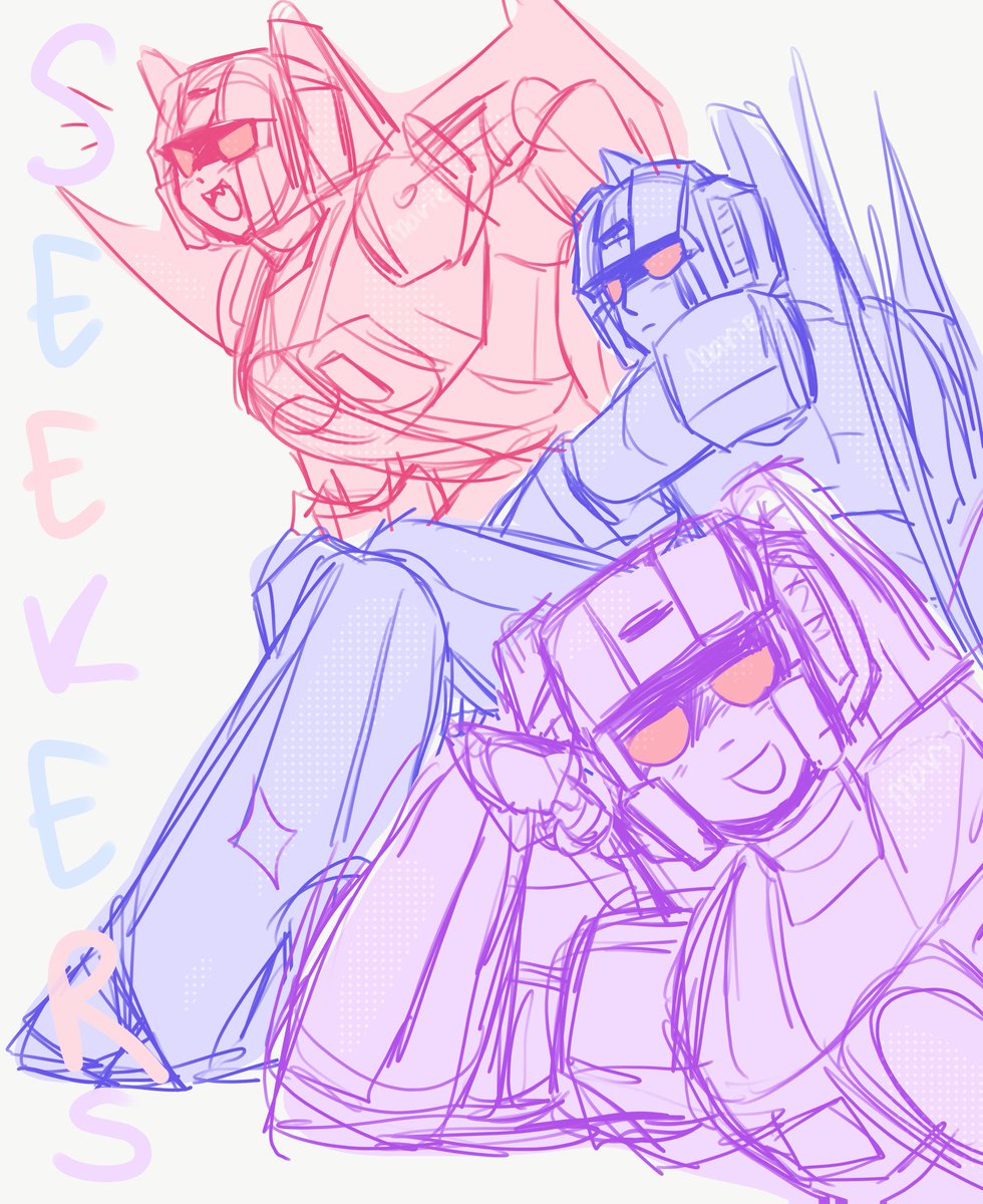 mariedoodles_'s tweet image. Seekers!! ❤️💙💜

#starscream #thundercracker #skywarp