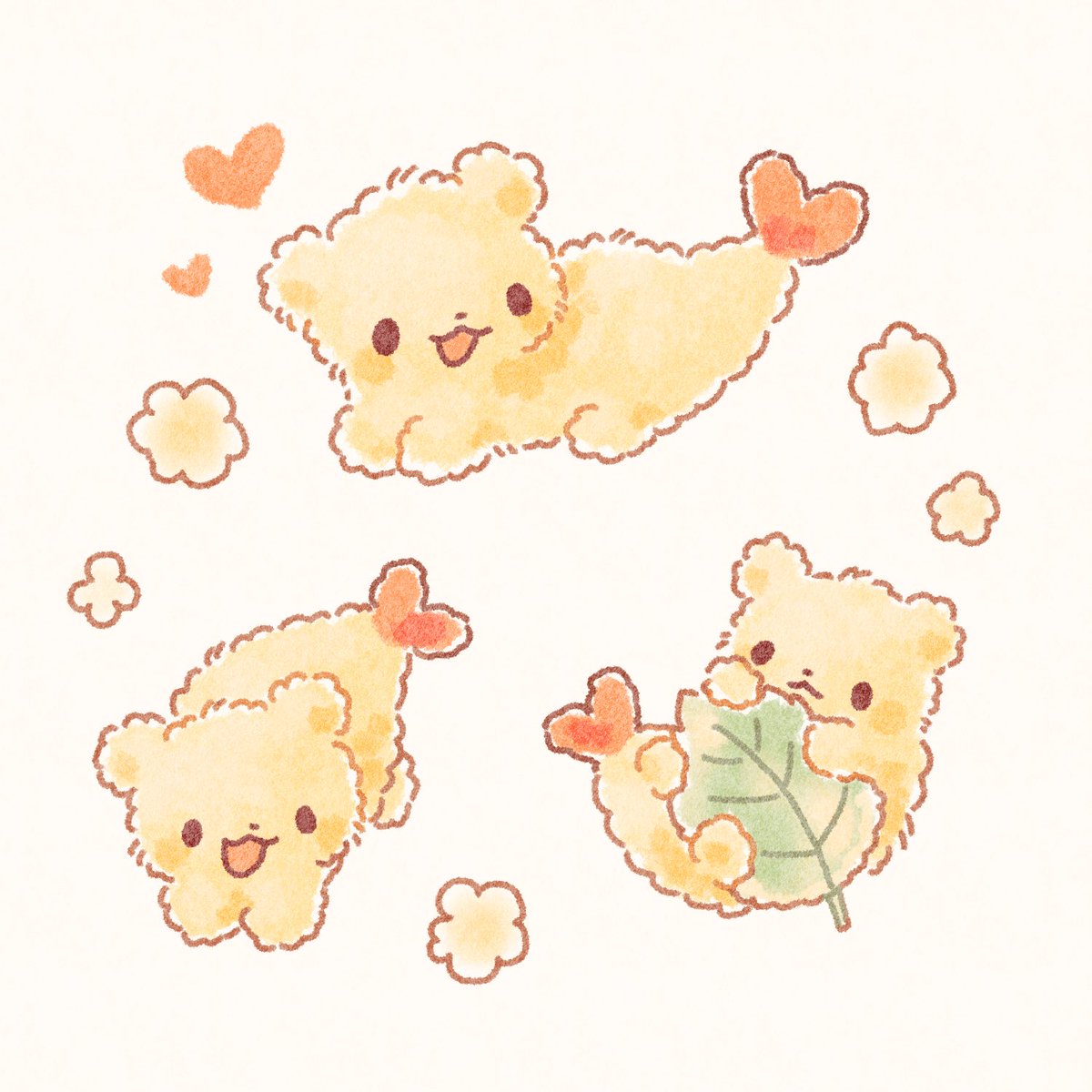 MofuCoffee1's tweet image. ふわふわえびてん