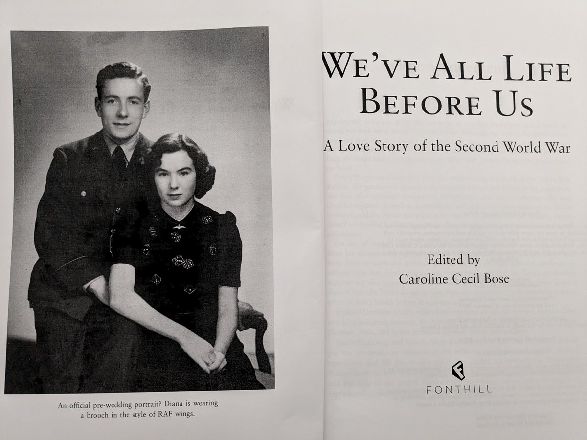 Excited that the book I have edited 'We’ve All Life Before Us: A Love Story of the Second World War' is due out end March. The letters of RAF pilot Robert Keddie to his wife Diana tell a remarkable, moving love story and give a fascinating account of everyday life in the war.