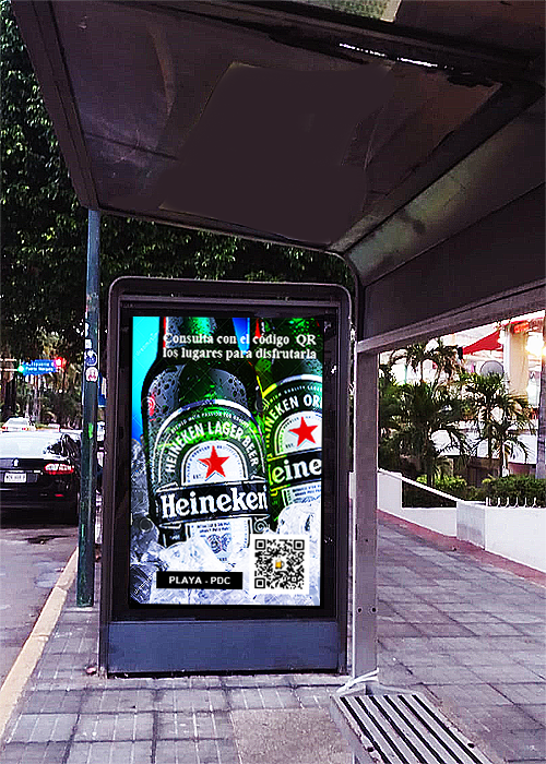 BeerQR_com's tweet image. (Propuesta a cerveza Heineken) Conecta en tiempo real con los lugares de diversión en Playa del Carmen con el código QR de BeerQR.com - Búscalo en las calles, latas y botellas, tiendas de autoservicio, bares, restaurantes, periódicos, revistas y muchos más lugares.