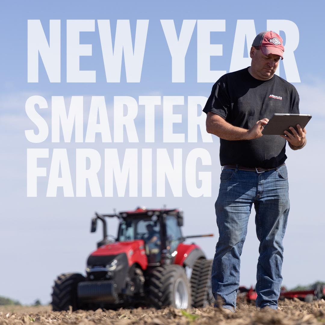 MidSouthAg's tweet photo. Welcome to 2025! Connect with Case IH precision technology and start farming smarter. https://t.co/nNG5ujyvCp