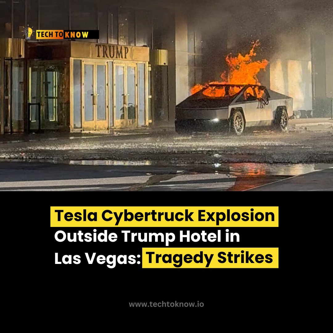 TechtoKnow25's tweet image. Tesla Cybertruck Explosion Outside Trump Hotel in Las Vegas.
For more visit:
techtoknow.io/tesla-cybertru…