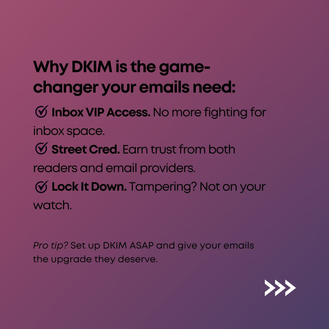 EvolvedOfficeUS's tweet image. Struggling to get your emails noticed? They might be lost—or worse, in spam! Fix it fast with DKIM config & watch your email game soar. Your inbox success starts now!
#EmailMarketing #SpamFreeEmails #InboxGoals #DKIMConfiguration #TechSavvy
