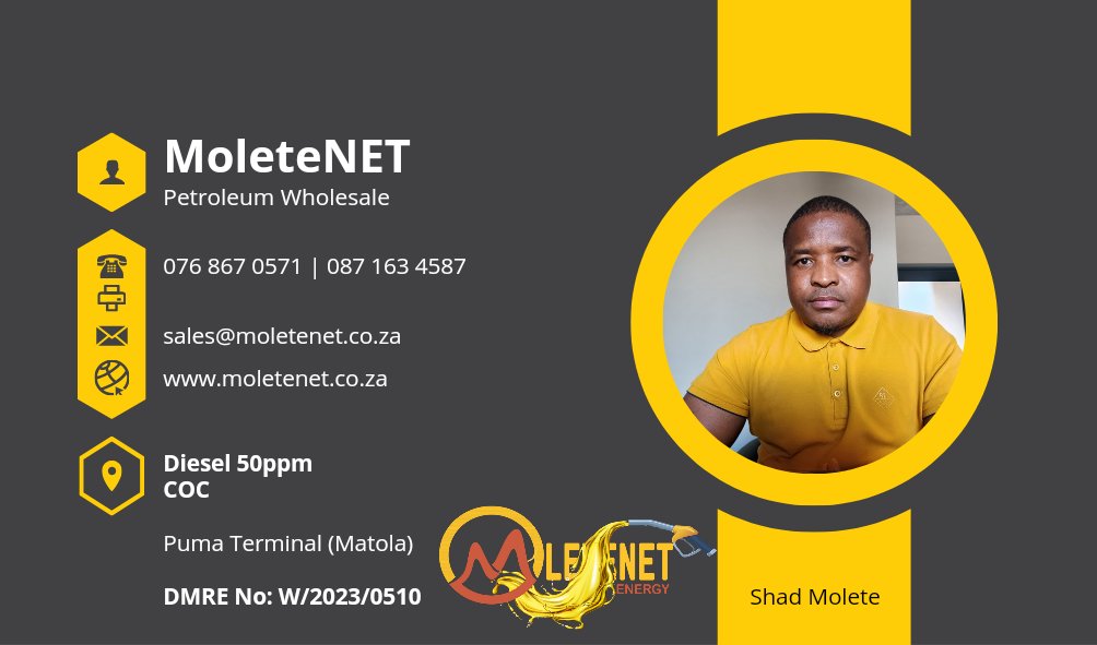 MoleteNET's tweet image. Are you looking for 50ppm Diesel from Matola, Mozambique 🇲🇿?

We have it, spot price at $0.68/L.