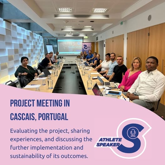 On November 29th, the Athletes Speakers Consortium gathered in Cascais, Portugal, for the 5th and final Transnational Project Meeting of our initiative!
A special spotlight was placed on the Online Course, which continues to empower athletes with the skills they need to thrive.