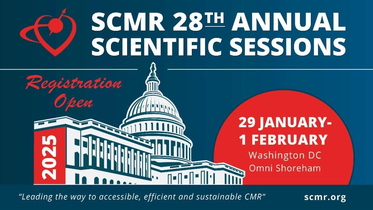 #SCMR2025 is right around the corner! We are proud to offer the opportunity to acquire CMR Level I Training Verification at the 2025 Annual Scientific Sessions. Learn more here buff.ly/3PoKJrO and secure your spot before it's too late: buff.ly/3ZFXxi5