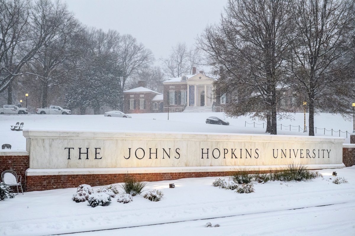 Johns Hopkins University tweet media
