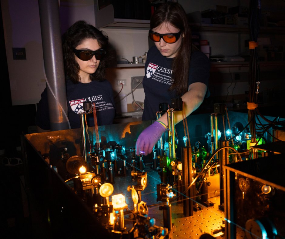 PennEngineers's tweet image. Researchers led by @LeeCBassett of @ESEatPenn refined nuclear quadrupolar resonance (NQR) spectroscopy to detect signals from single atoms. This breakthrough could revolutionize drug development by uncovering new molecular details.  #QuantumSensing
bit.ly/4j1XrKx