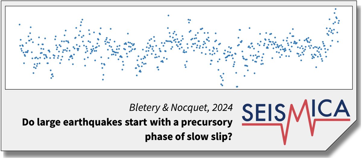 Seismica (@weareseismica) on Twitter photo Bletery & Nocquet address the lively debate sparked by their findings on the precursory phase of large earthquakes, presenting new tests and insights.
Learn more:
doi.org/10.26443/seism… Bletery & Nocquet address the lively debate sparked by their findings on the precursory phase of large earthquakes, presenting new tests and insights.
Learn more:
doi.org/10.26443/seism…