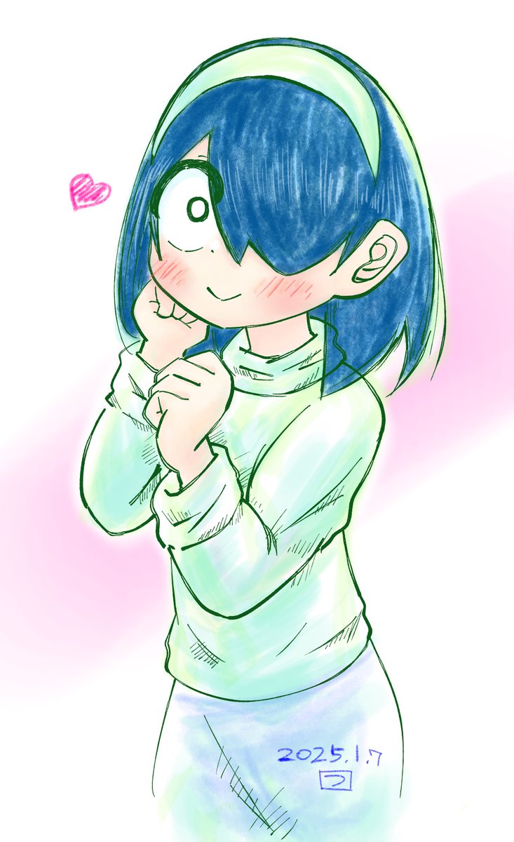 書き初め西村さん
#らくがき 
#転校生がグイグイくる 
#mycluelessfirstfriend