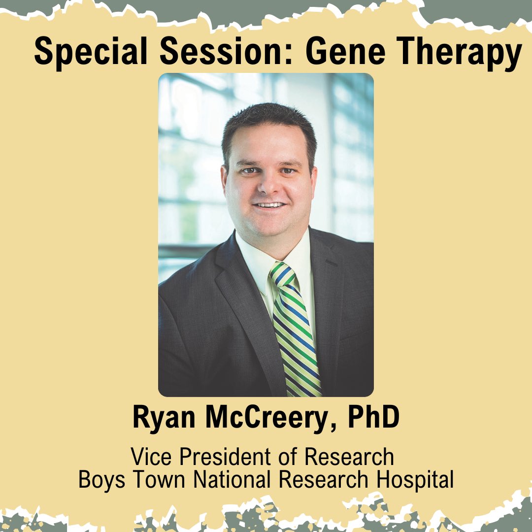 On Saturday, February 15th, as part of a special session on Gene Therapy, invited speaker Dr. Ryan McCreery will present a talk titled Audiologists' Perspectives on Gene Therapy for Hearing Loss.