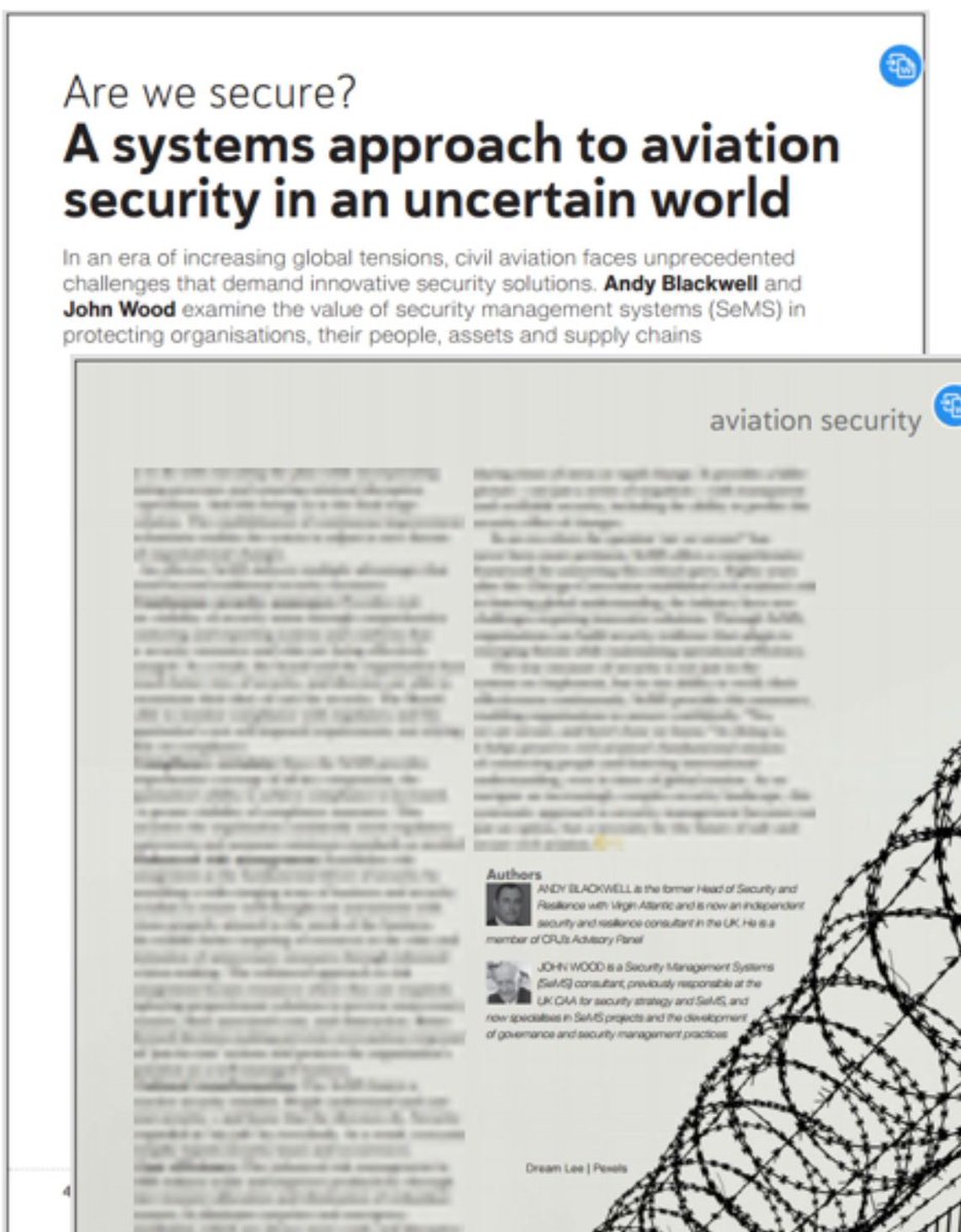 3DAssurance (@3dassurance) on Twitter photo In a world of rising tensions answering “Are we secure?" is tougher than ever. We recommend a Security Management System to counter emerging threats. Our <a href="/CRJ_reports/">Crisis Response Journal</a> article explains SeMS benefits, allowing confident answers. Full story in our book amzn.eu/d/6SdSDvg #SeMS In a world of rising tensions answering “Are we secure?" is tougher than ever. We recommend a Security Management System to counter emerging threats. Our <a href="/CRJ_reports/">Crisis Response Journal</a> article explains SeMS benefits, allowing confident answers. Full story in our book amzn.eu/d/6SdSDvg #SeMS