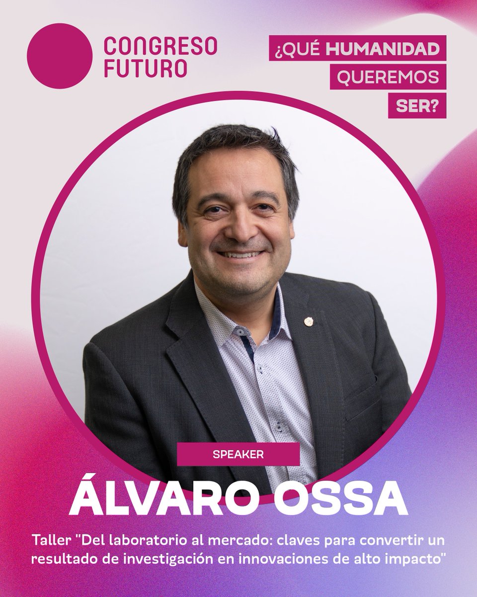 edicionesuc's tweet photo. ¡Transforma tus ideas en innovación! 🚀 Aprende a llevar tu investigación al mercado en el taller “Del laboratorio al mercado” en @congresofuturo 🌟

📅 14 enero | 🕚 11:00 | 📍 Centro CEINA
Con: Álvaro Ossa y Alejandra Rivera

Más info 👉 https://t.co/AW5F5INpbp https://t.co/x8fM1tOj2G