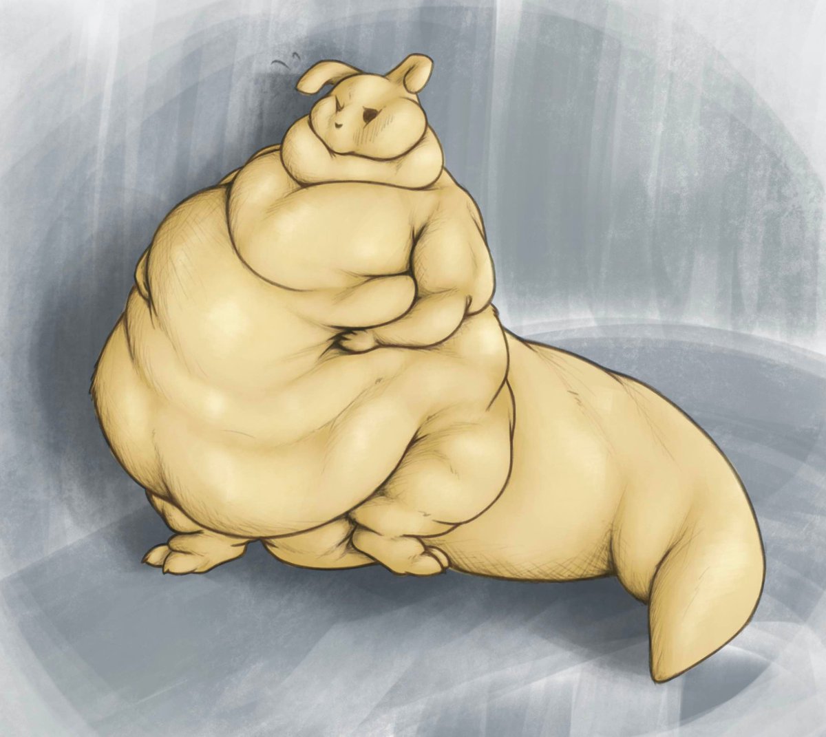 I might be all about dragons ..but slugcats has been my second close for a good while now. Been playing Rimworld recently and they are so cute chonky... Can't wait to play gourmand's story~