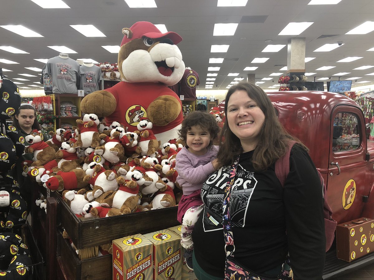 Violet’s first trip and second trip to Buc-cee's ! 🦫