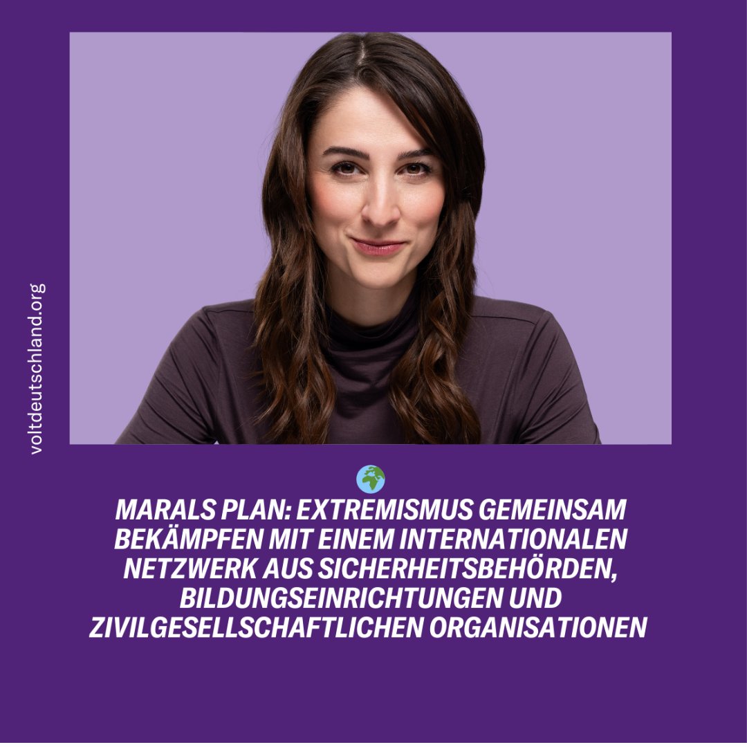 Hass und Extremismus haben in einer offenen Gesellschaft keinen Platz wir fordern:
➡️ Ein bundesweites Meldesystem 
➡️ Spezialisierte Ermittlungen und schärfere Strafen im digitalen Raum und  Stärkere Förderung der Zivilgesellschaft 
#voltdeutschland  #BTW25