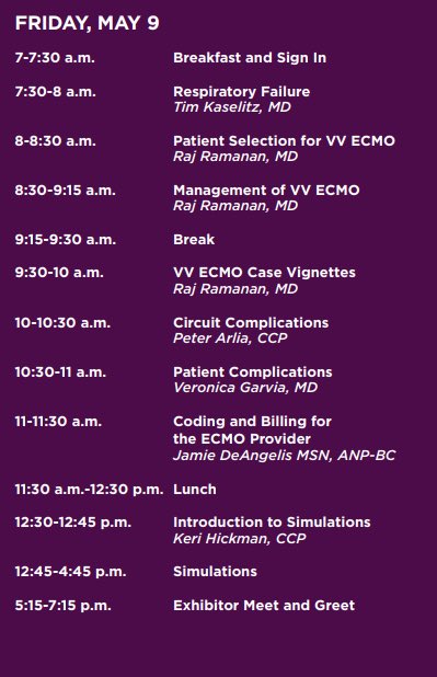 ProcircaECMO's tweet image. 5️⃣❗️Only 5 months away from the @ELSOOrg -endorsed✅🥇 ECMO Training course in Pittsburgh, PA on May 8-10 🌷

🪑Spots are filling up! Take advantage of the EARLY BIRD SPECIAL 🐤

Use the code: PROCIRCA2025 to take $300 off the registration fee

cce.upmc.com/upmc-procirca-…