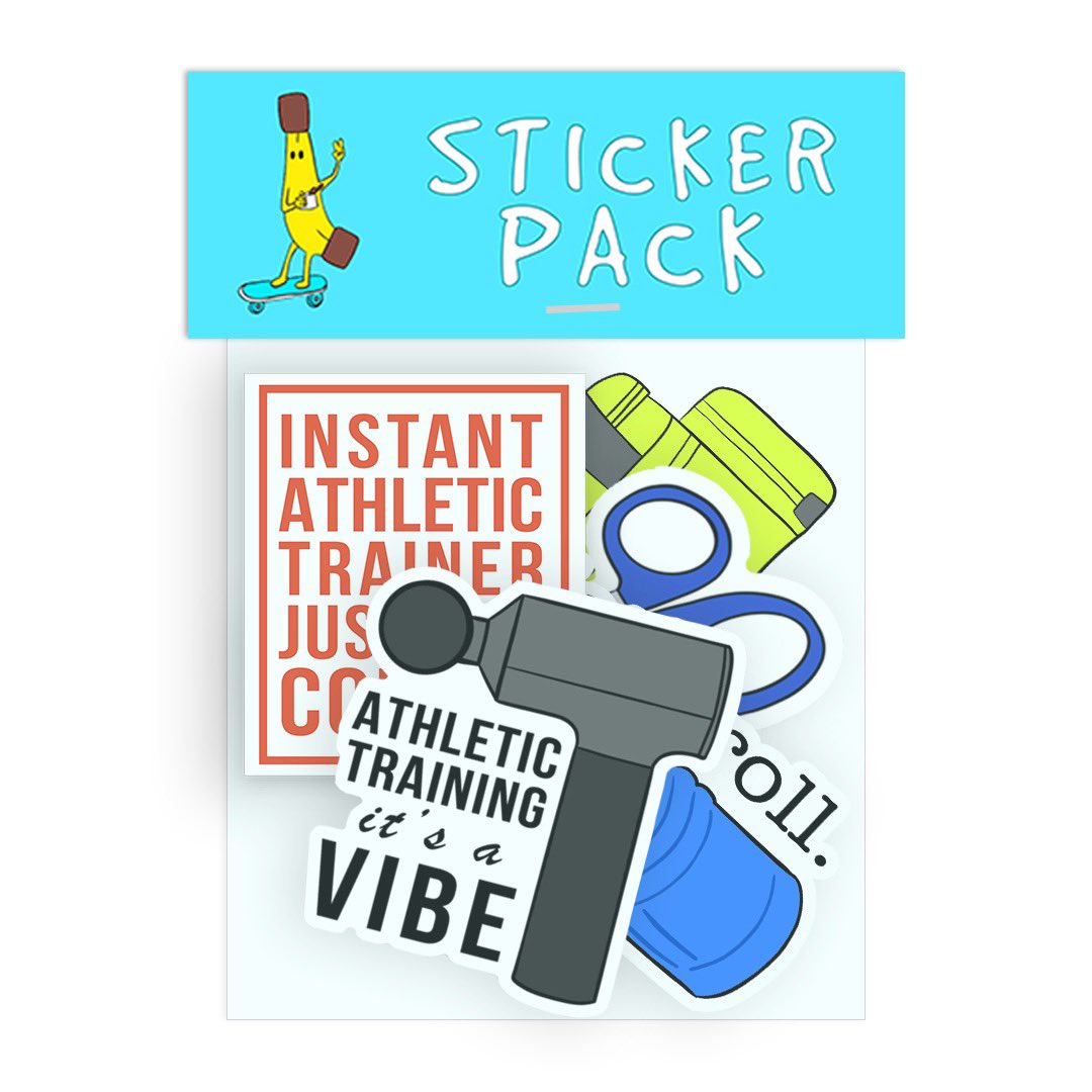 🚨Giveaway Alert🚨 To celebrate the release our newest sticker pack - we want to give some away! 

Tag an Athletic Trainer below and we will pick two lucky AT’s to send our new sticker pack!