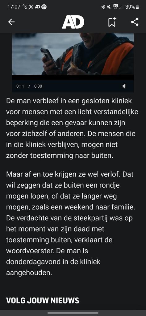 Verdachte van dodelijke steekpartij in Den Dolder was met toestemming buiten kliniek