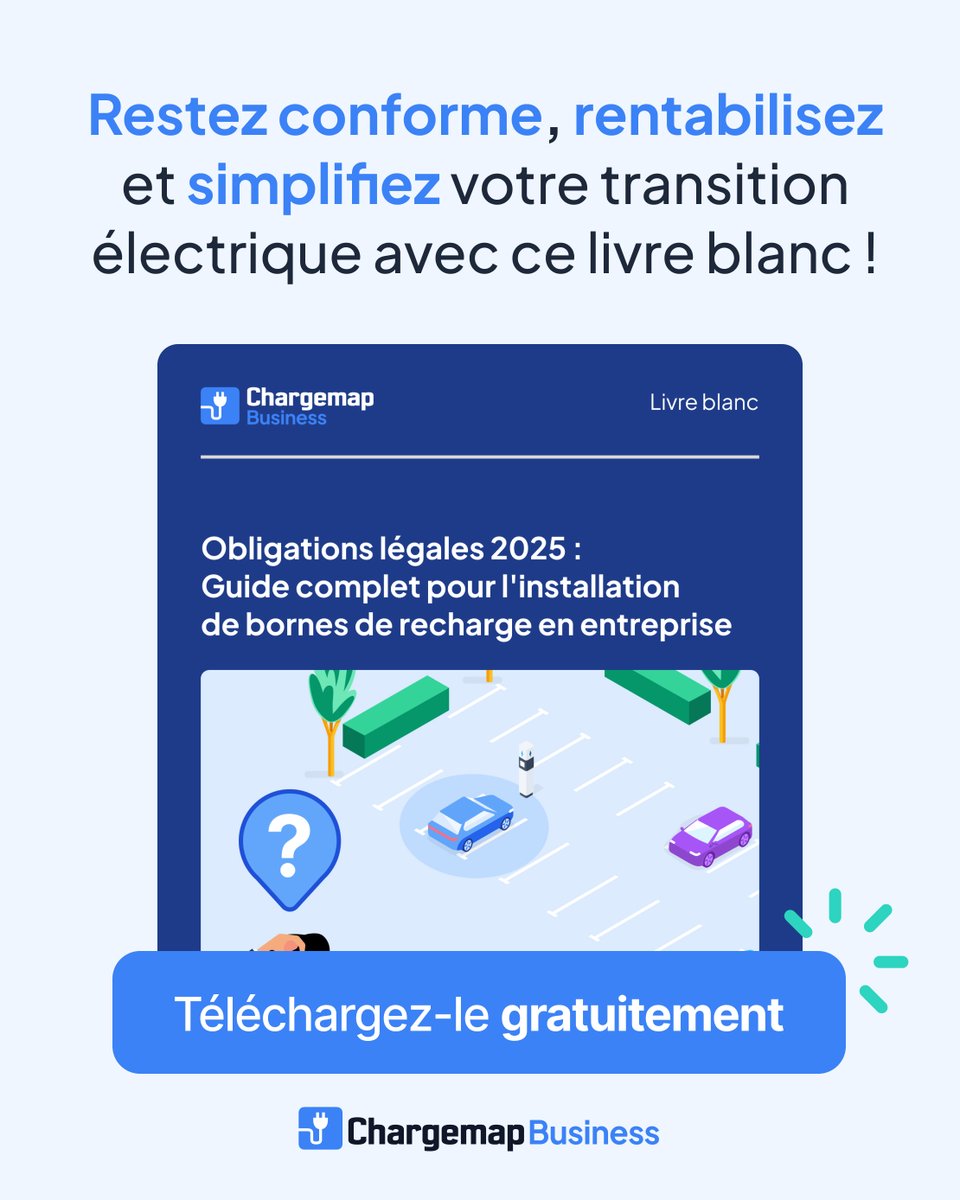 🚗⚡ [Livre Blanc] Les obligations légales en 2025 sur l’installation de bornes de recharge en entreprise !

🔑 Découvrez les réglementations clés pour 2025, des astuces pour préparer vos bâtiments, nos conseils pour l’installation de vos bornes de recharge, ainsi que les