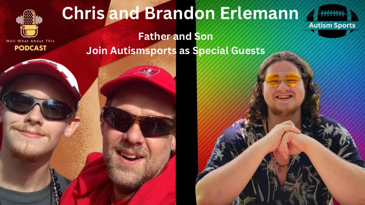 GAutismleader's tweet photo. On Thursday I'll be going live with @WellWhatAboutT and his son who has the gift of autism who both are big buccaneers fan at 7:15 pm EST on Autismsports!
#Autismsports #Buccaneers https://t.co/ZDcX5JNqPz
