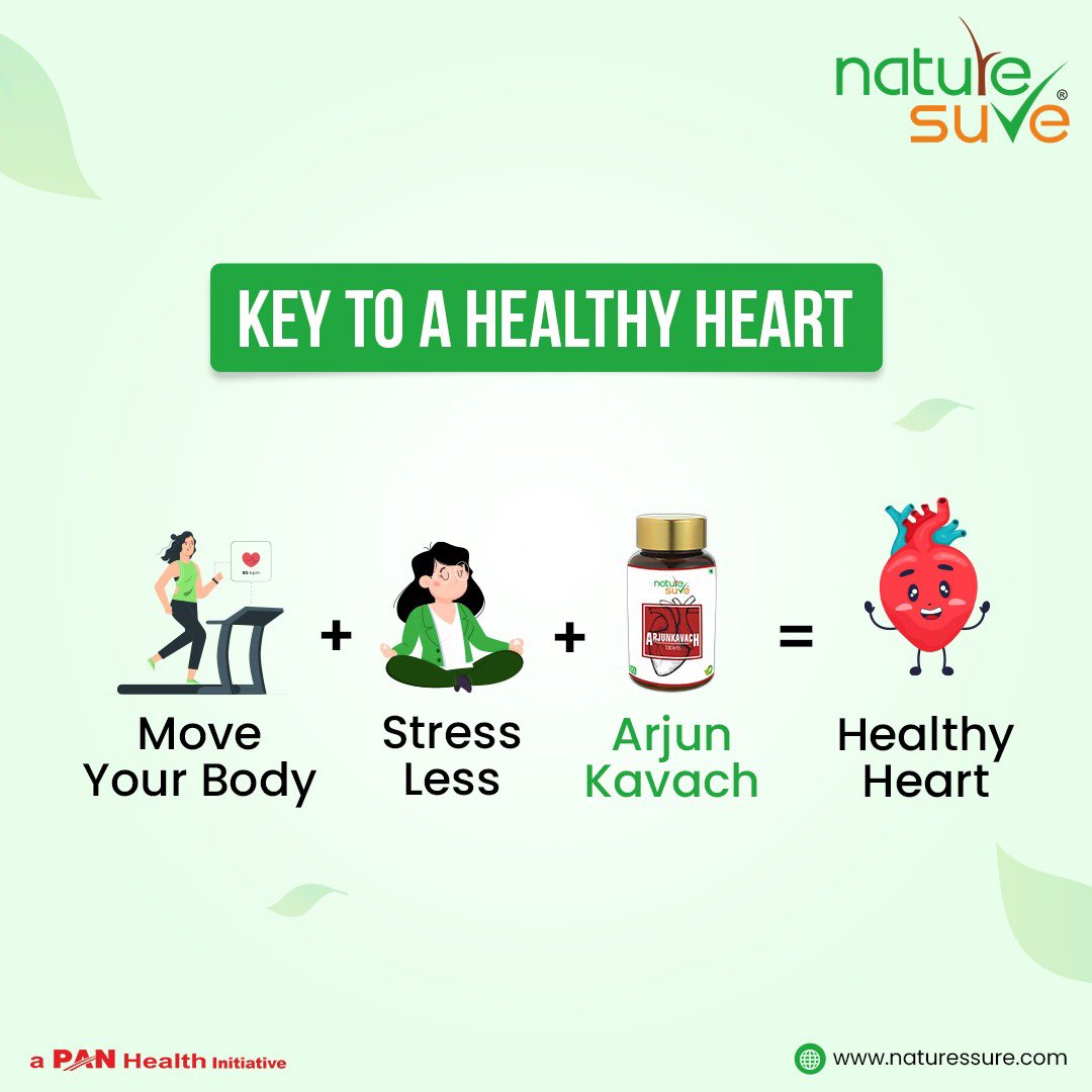 nature_sure's tweet photo. Protect your heart with Arjun Kavach🍃🥰
Shop now: https://t.co/3c2FeR55z0
#naturesure #healthyheart #healthy #healthylifestyle #heartshield #fyp #explorepage https://t.co/t3In9TDwmS