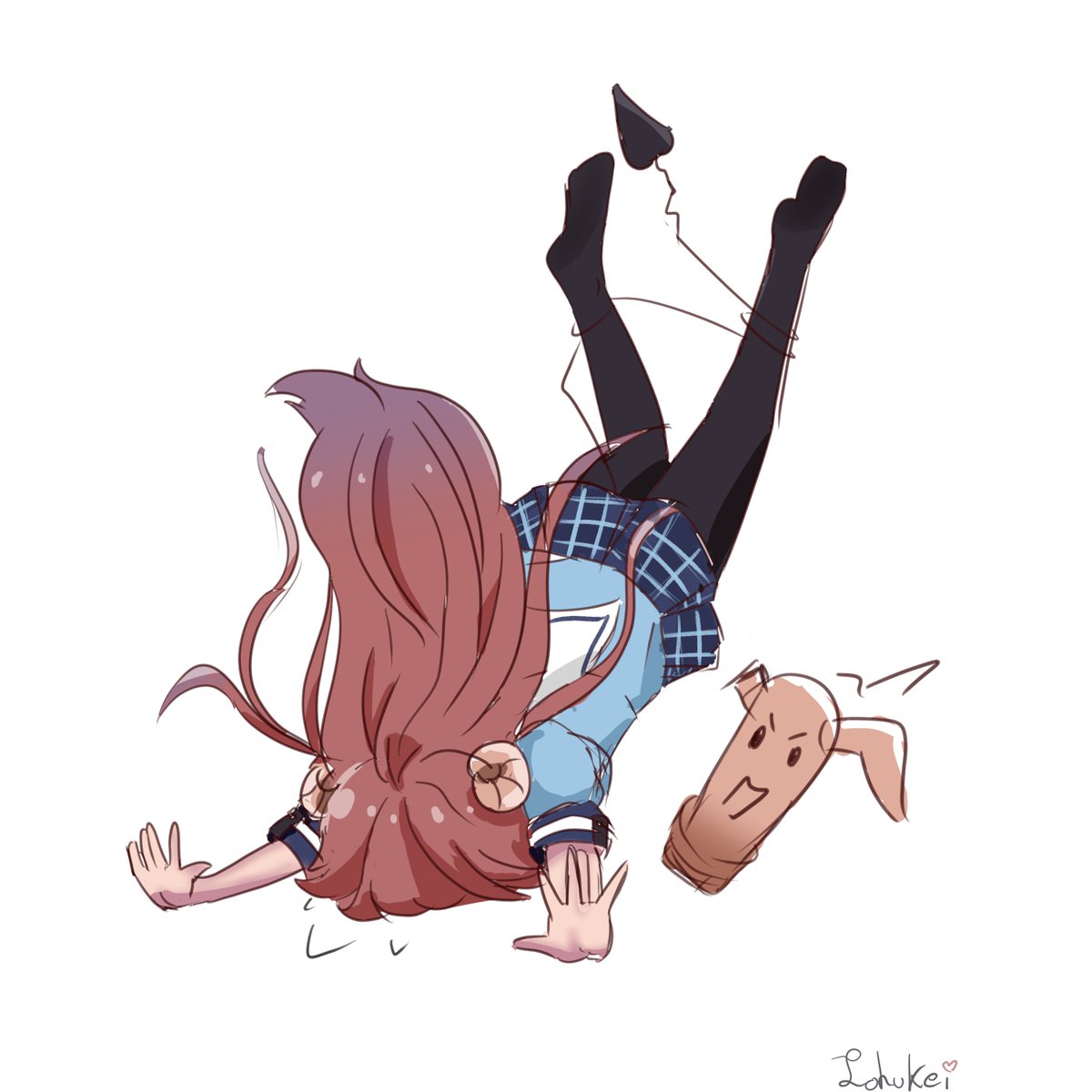 Do your best Shamiko...🌺
I drew it quickly, but I found it fun!🌺

#まちカドまぞく #fanart