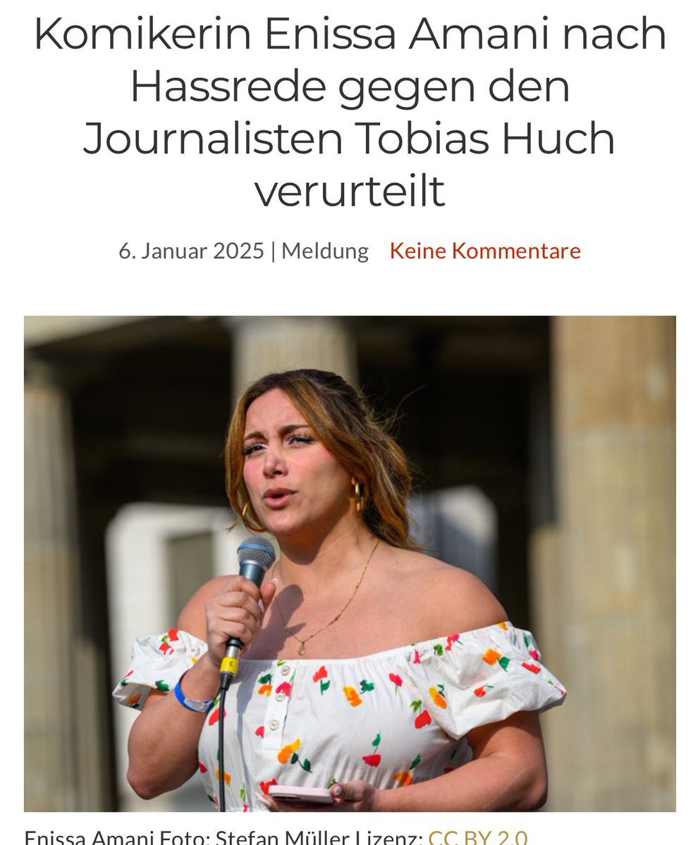 Krass, Enissa Amani, das wusste ich gar nicht:

„Huch hatte Amani schon vor Jahren kritisiert, weil sie eine der Verantwortlichen im Zuge einer üblen Hetzkampagne gegen Erzieherinnen und Erzieher einer Kindertagesstätte in Koblenz war und frei erfundene Missbrauchsvorwürfe –