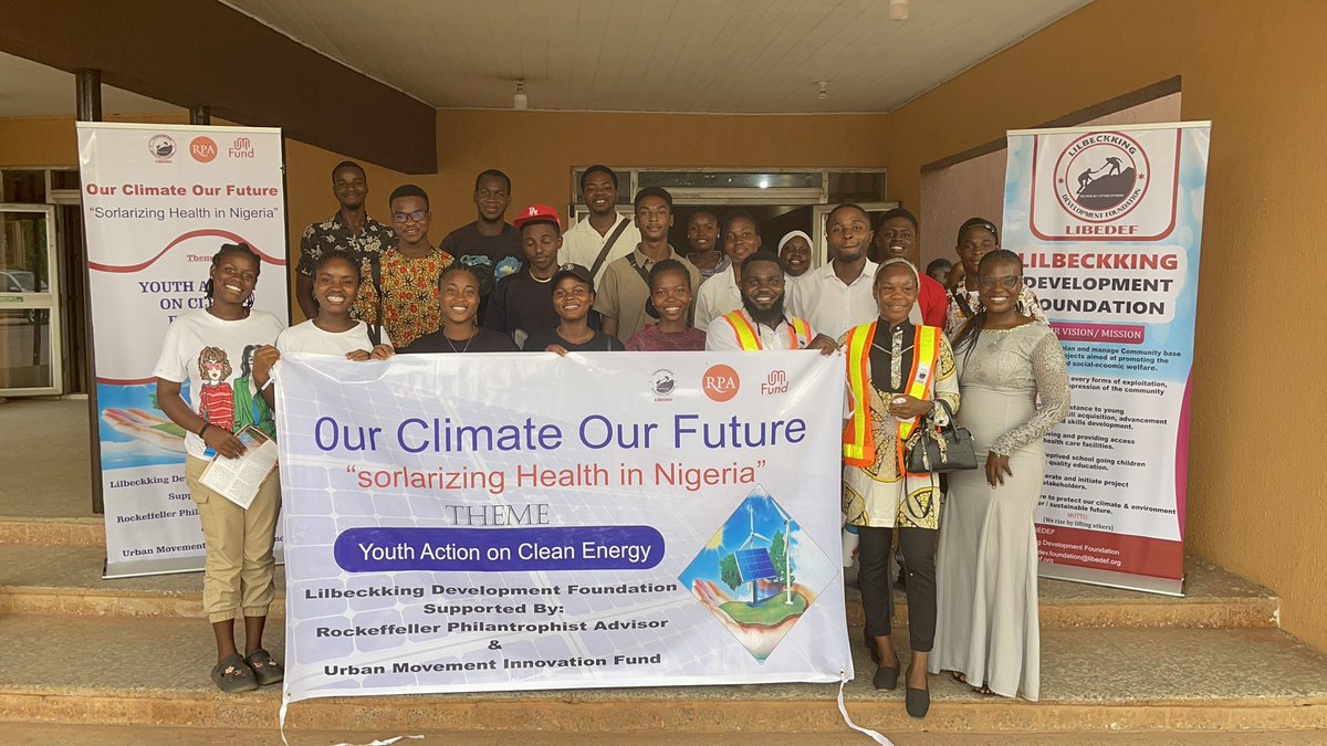 libedef's tweet photo. Trailblazing the Future: Students of University of Benin Engaged to Lead the Climate-Saving Action on Clean Energy &amp; Sustainable Agriculture Revolution

Pls visit our website for more details, link below 👇 
https://t.co/eCdVrkRWbh

#libedef #lilbeckking #foundation #development https://t.co/HYxCGJrbxa