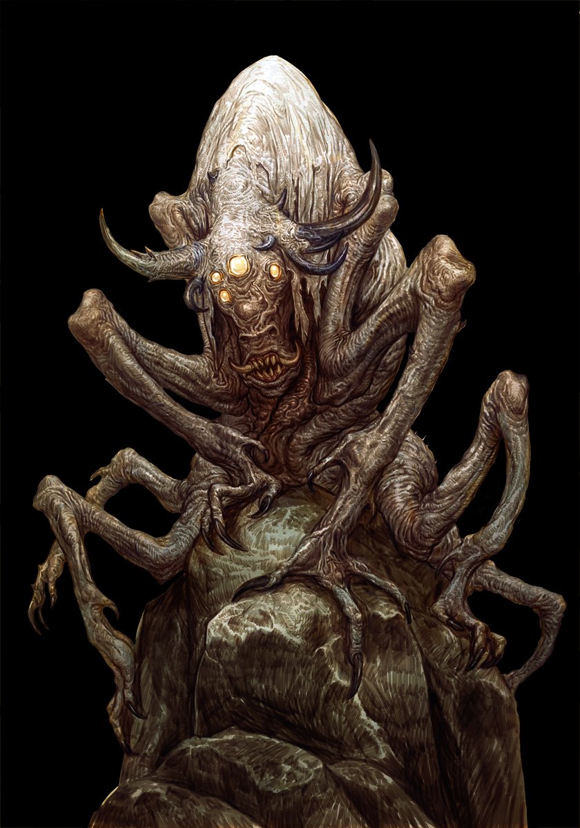 Ushi-Oni or Gyūki,fun little Ox Demon Yokai i painted.
Thinking of doing a miniature sculpt for printing if people are interested in it.