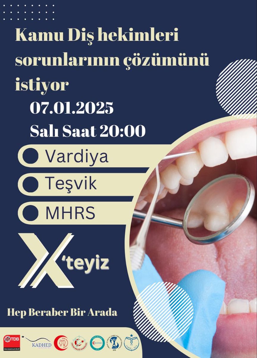 KADHED(Kamu Diş Hekimleri Derneği) (@diskamu) on Twitter photo 