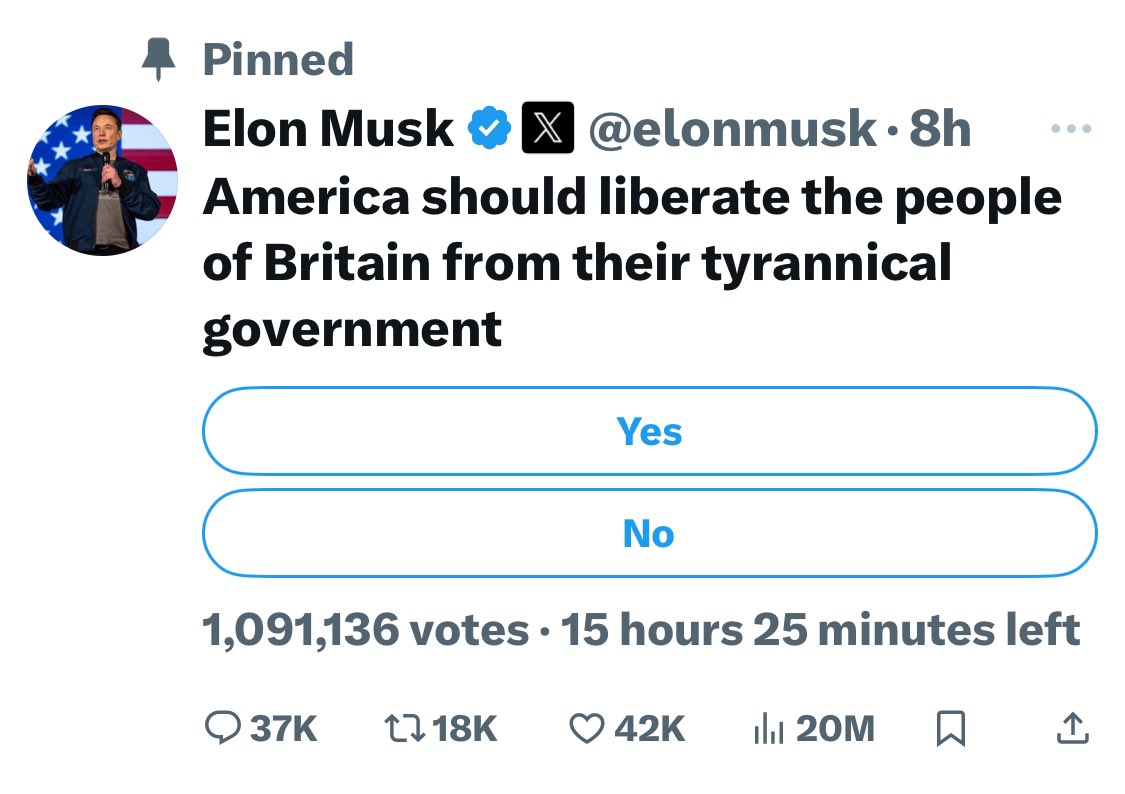 lokiju (@lokiju81303344) on Twitter photo Elons increasingly unhinged posts about the UK are causing huge reputational damage to the Tesla brand in europe.
This will be a significant barrier to progressing teslas mission in this part of the world.
Comments? <a href="/garyblack00/">Gary Black</a> <a href="/SawyerMerritt/">Sawyer Merritt</a> <a href="/herbertong/">Herbert Ong</a> <a href="/TeslaBoomerMama/">Ale𝕏andra Merz 🇺🇲</a> Elons increasingly unhinged posts about the UK are causing huge reputational damage to the Tesla brand in europe.
This will be a significant barrier to progressing teslas mission in this part of the world.
Comments? <a href="/garyblack00/">Gary Black</a> <a href="/SawyerMerritt/">Sawyer Merritt</a> <a href="/herbertong/">Herbert Ong</a> <a href="/TeslaBoomerMama/">Ale𝕏andra Merz 🇺🇲</a>