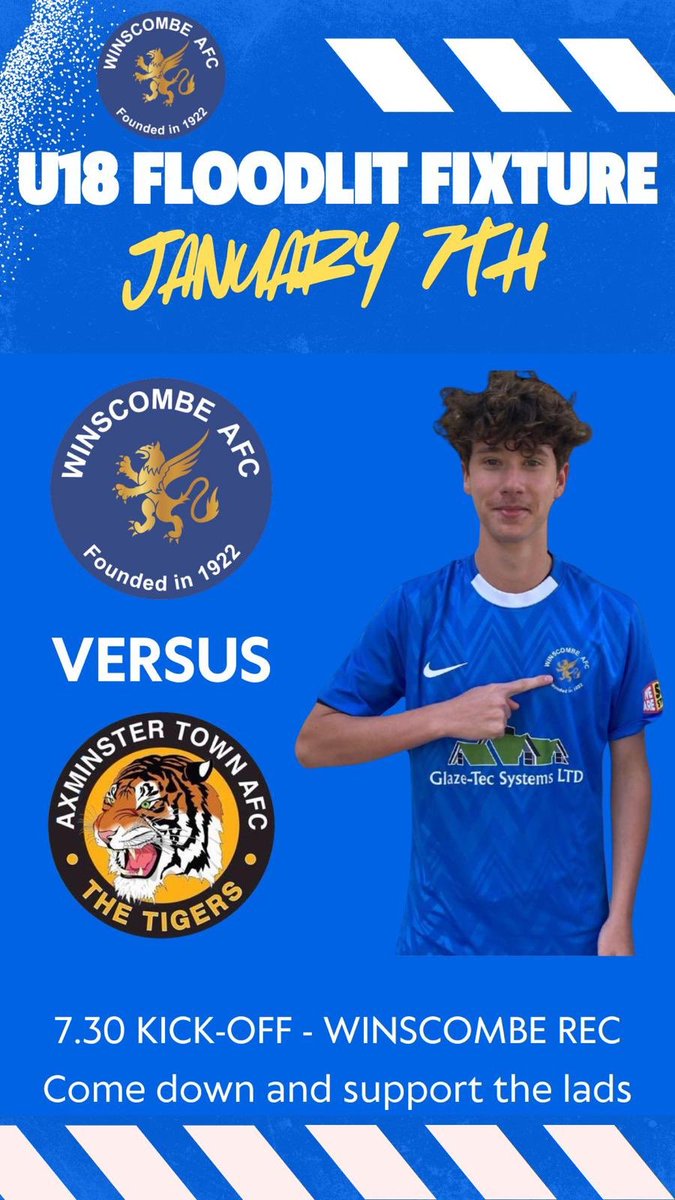 Winscombe AFC (@winscombeafc) on Twitter photo Despite the weather, fingers are crossed for our first U18s match in a while. We are due to face <a href="/Axminstertownfc/">Axminster Town A.F.C</a> U18s side in a crucial <a href="/wcfyl/">Western Counties Floodlight Youth League</a> fixture Despite the weather, fingers are crossed for our first U18s match in a while. We are due to face <a href="/Axminstertownfc/">Axminster Town A.F.C</a> U18s side in a crucial <a href="/wcfyl/">Western Counties Floodlight Youth League</a> fixture