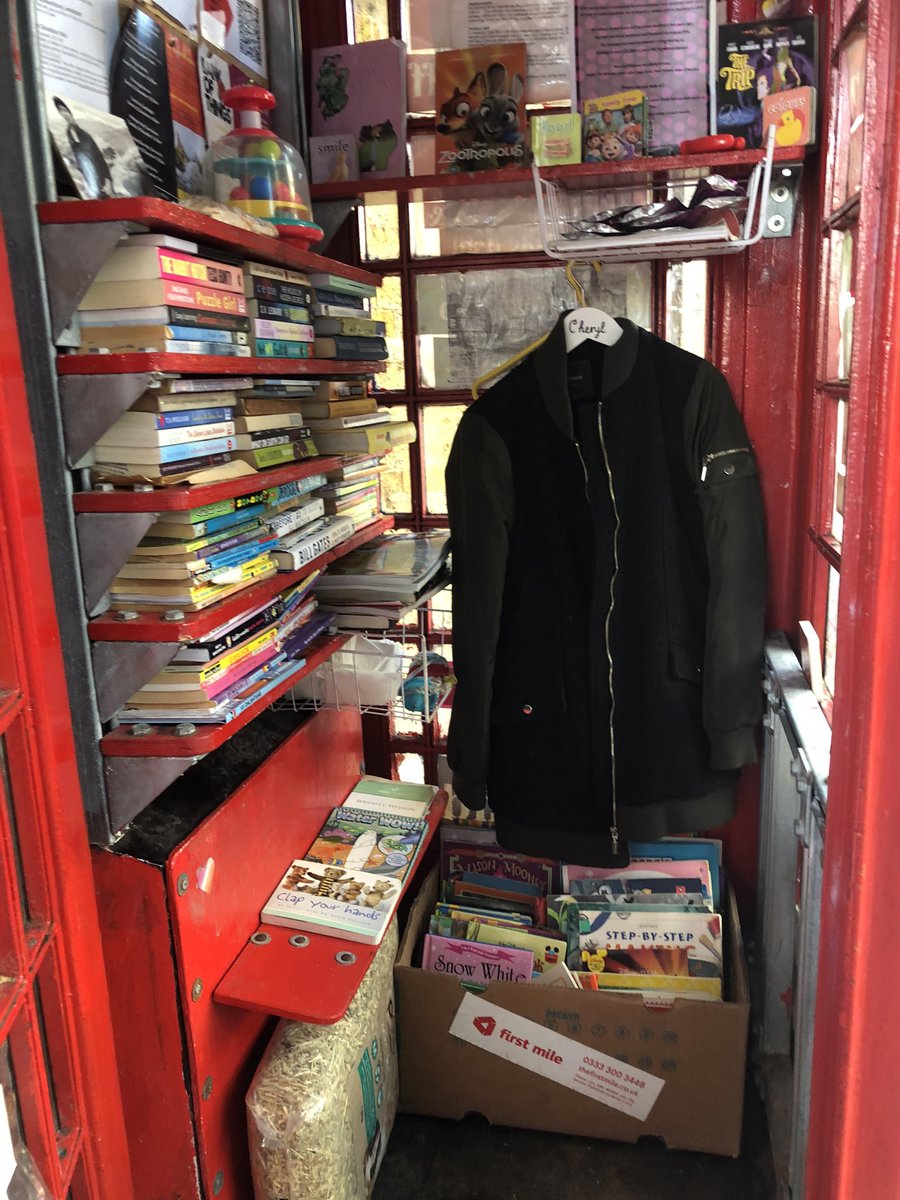 PlaceKaths's tweet image. Thanks, everyone whose helped topup with lots more #Freestuff our We Care #UnderTheRainblow #Phonebox on #DeptfordHighStreet #Deptford it was wiped out over #Christmas ready 4 its refurbishment in Feb, sadly due 2 the 2 people who keep trashing it, we will be putting in CCTV